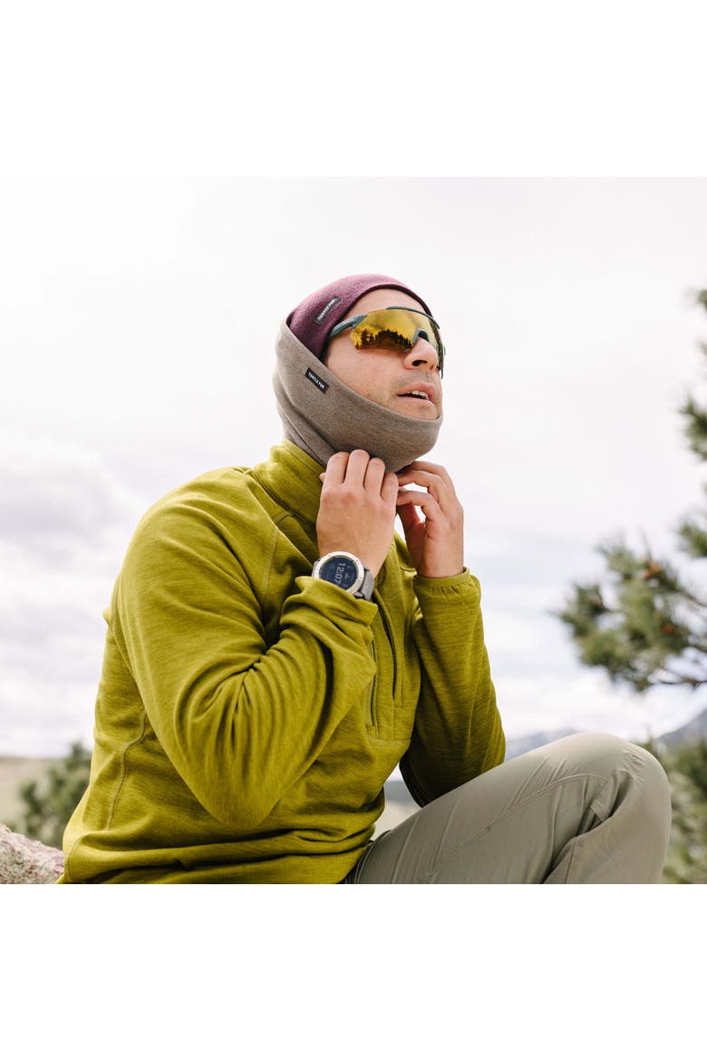 Luxe Tube Neck Gaiter, Alternate, color, Plum