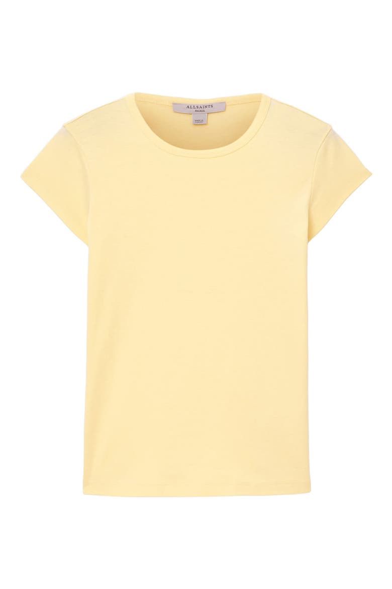 Stevie Cotton T-Shirt, Alternate, color, HAY YELLOW