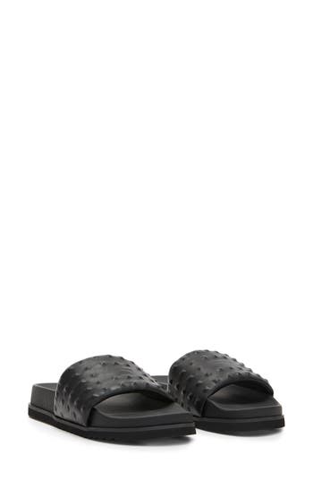 Allsaints Shay Slide Sandal In Black