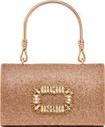 LADY COUTURE Elegant Rhinestone Satin Evening Bag