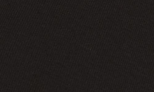 Nic + Zoe Nic+zoe Trimmed Knit Rib V-neck Top In Black