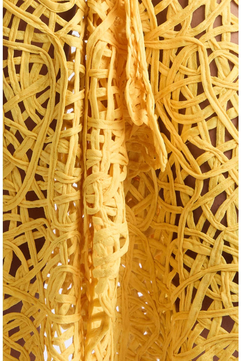 Albissola Taped Skirt, Alternate, color, YELLOW