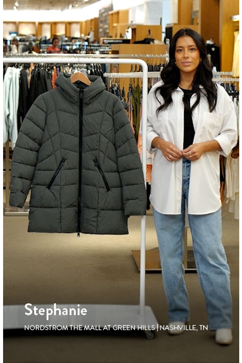 Hooded Water Resistant Puffer Jacket video