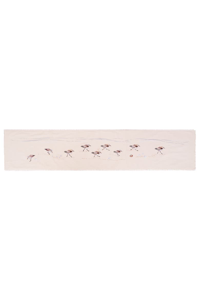 Sandpiper Table Runner 14" x 72"-Beige, Main, color, Beige
