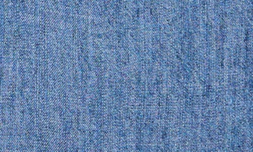 Faherty The Tried And True Odette Denim Top In Dark Rain Wash
