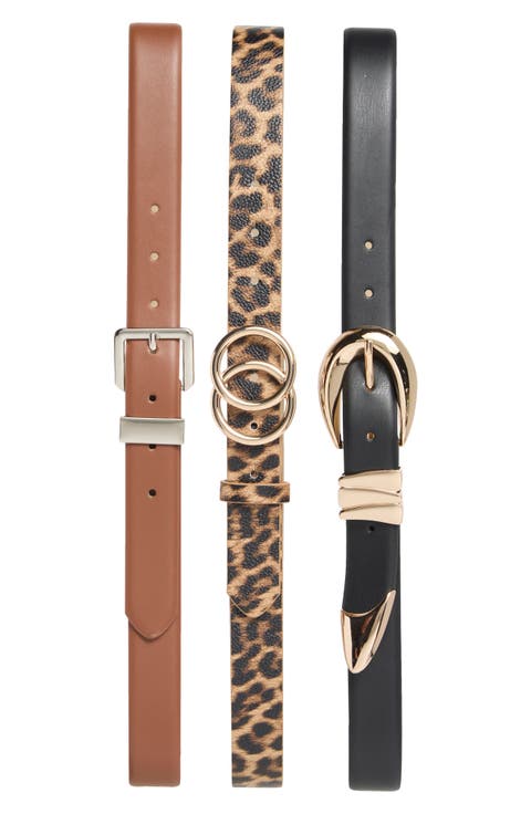 3-for-1 Assorted Belt Set