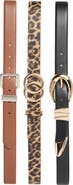 Nine West 3-for-1 Assorted Belt Set
