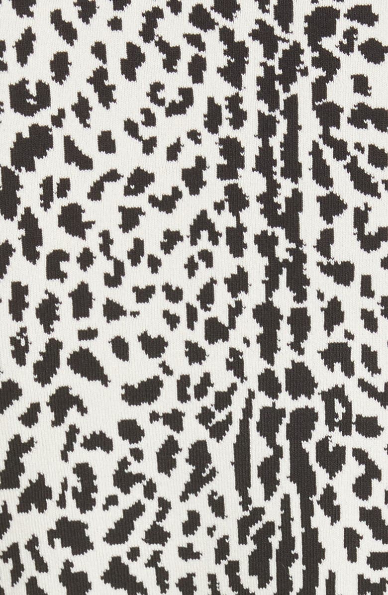 Proenza Schouler Cheetah Jacquard Turtleneck, Alternate, color, 