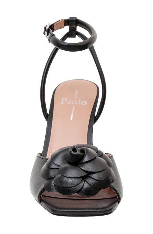 Linea Paolo Heather Ankle Strap Sandal In Black