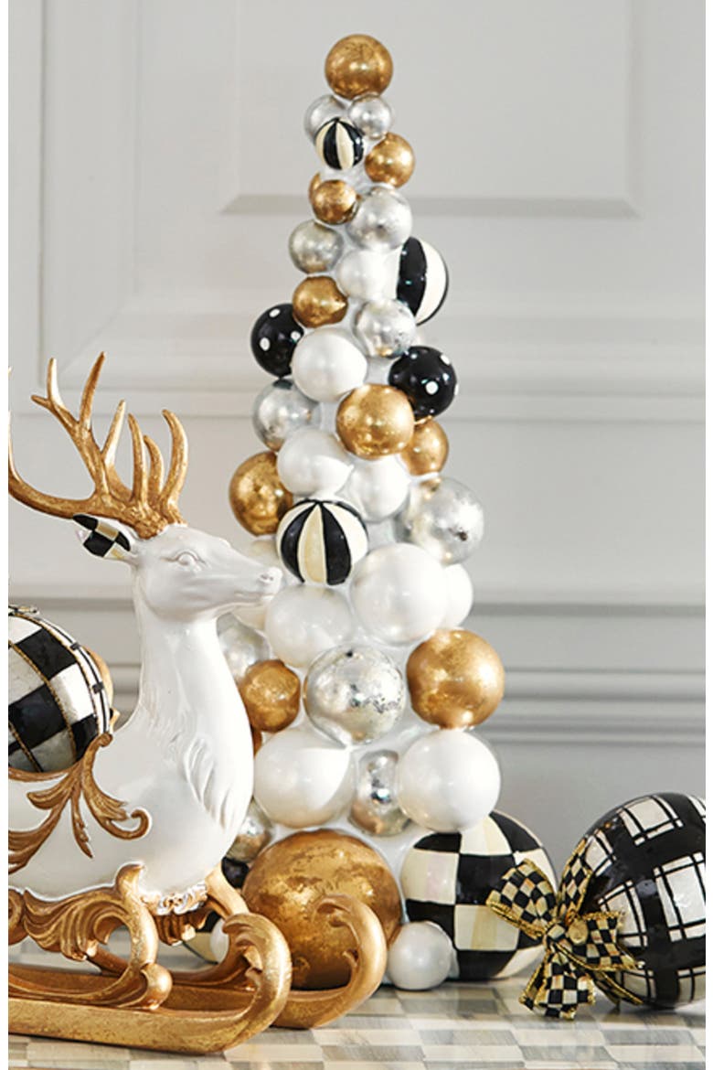 Glam Up Bauble Tree, Alternate, color, BLACK