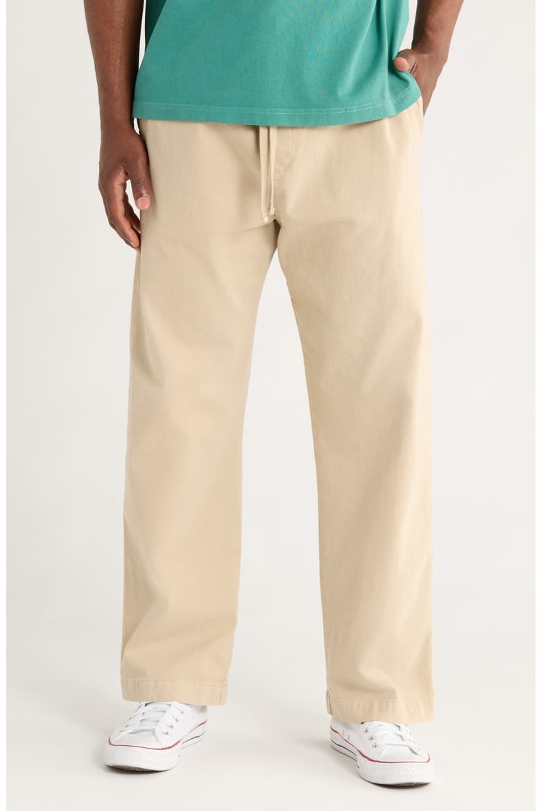 Floyde Tie Waist Pants, Main, color, WALL GARMENT DYED