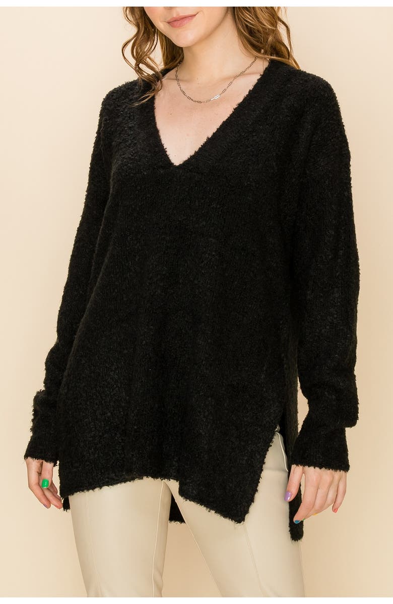Double Zero V-Neck Slouchy Sweater, Main, color, 