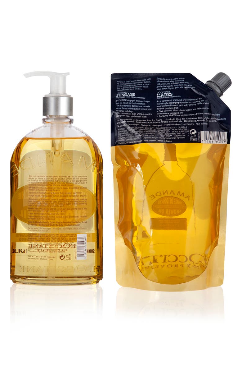 L'Occitane Almond Shower Oil Duo $84 Value, Alternate, color,