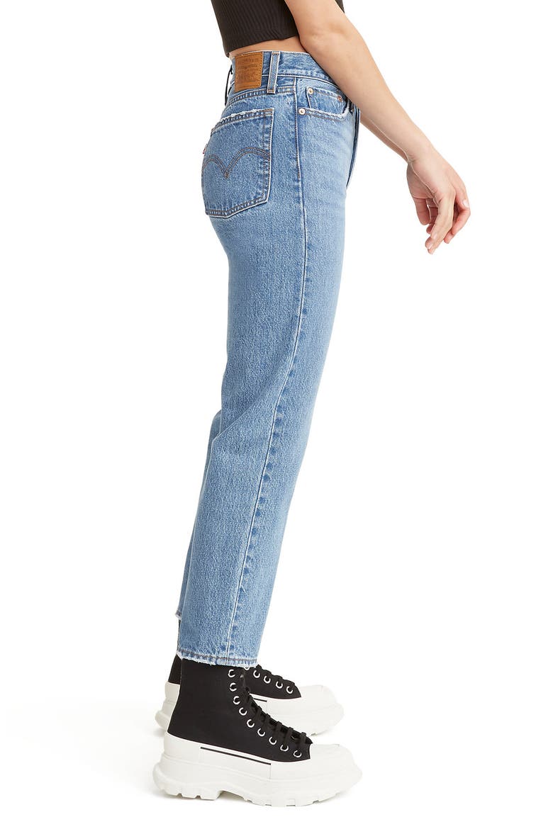 Levi's® Wedgie High Waist Straight Leg Jeans, Alternate, color, OXNARD HAZE