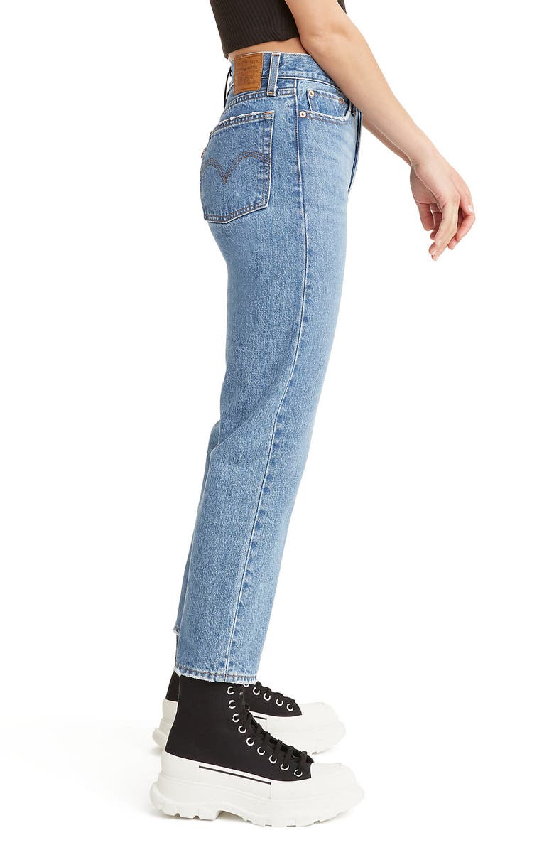 Levi's<sup>®</sup> Wedgie High Waist Straight Leg Jeans, Alternate, color, 