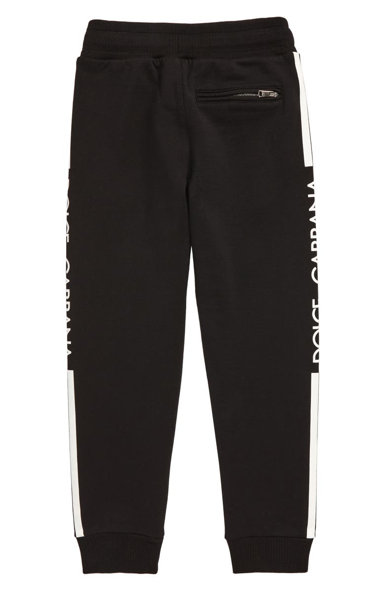 Dolce&Gabbana Logo Stripe Jogger Sweatpants, Alternate, color, 