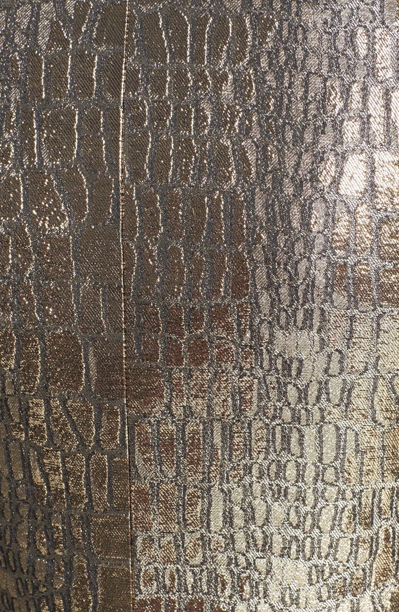 Diane von Furstenberg 'Ofelia' Metallic Blazer, Alternate, color,