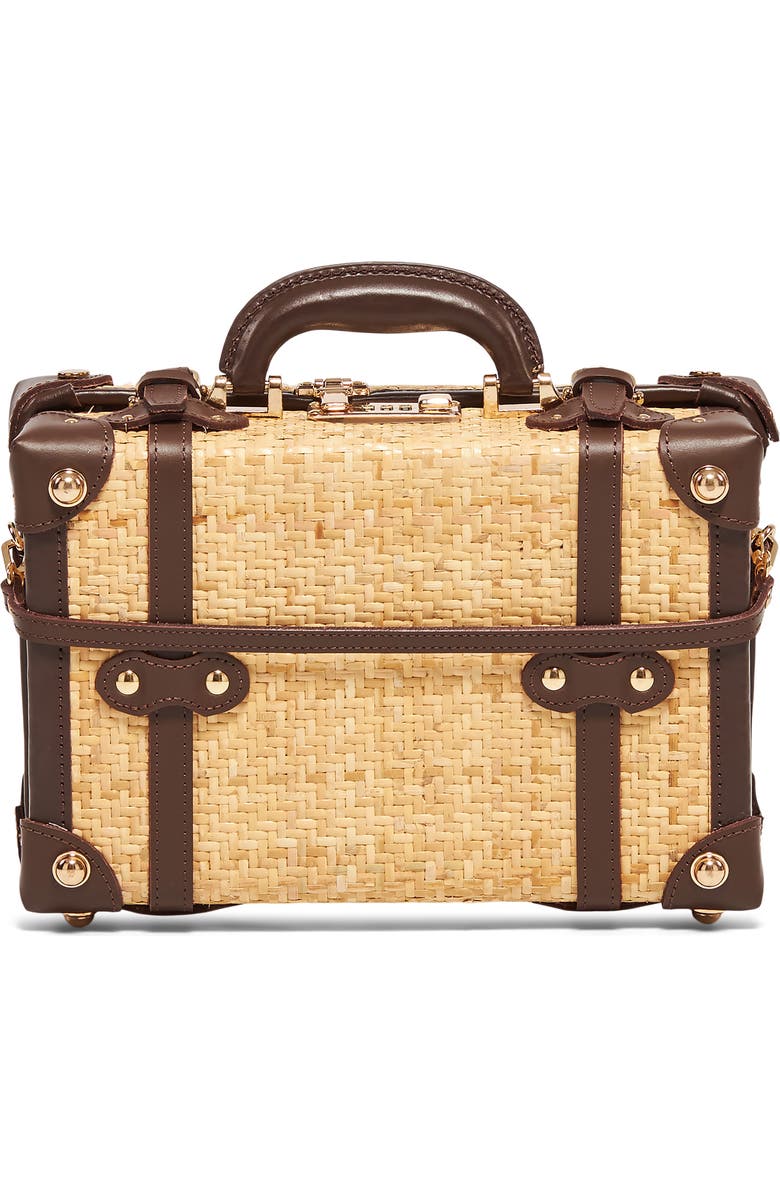 SteamLine Luggage The Explorer Woven Rattan Vanity Case, Alternate, color,