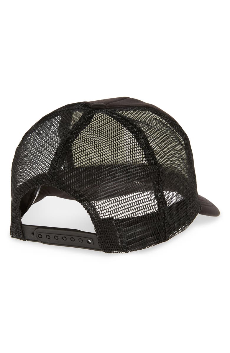 R13 Logo Trucker Hat, Alternate, color, Black
