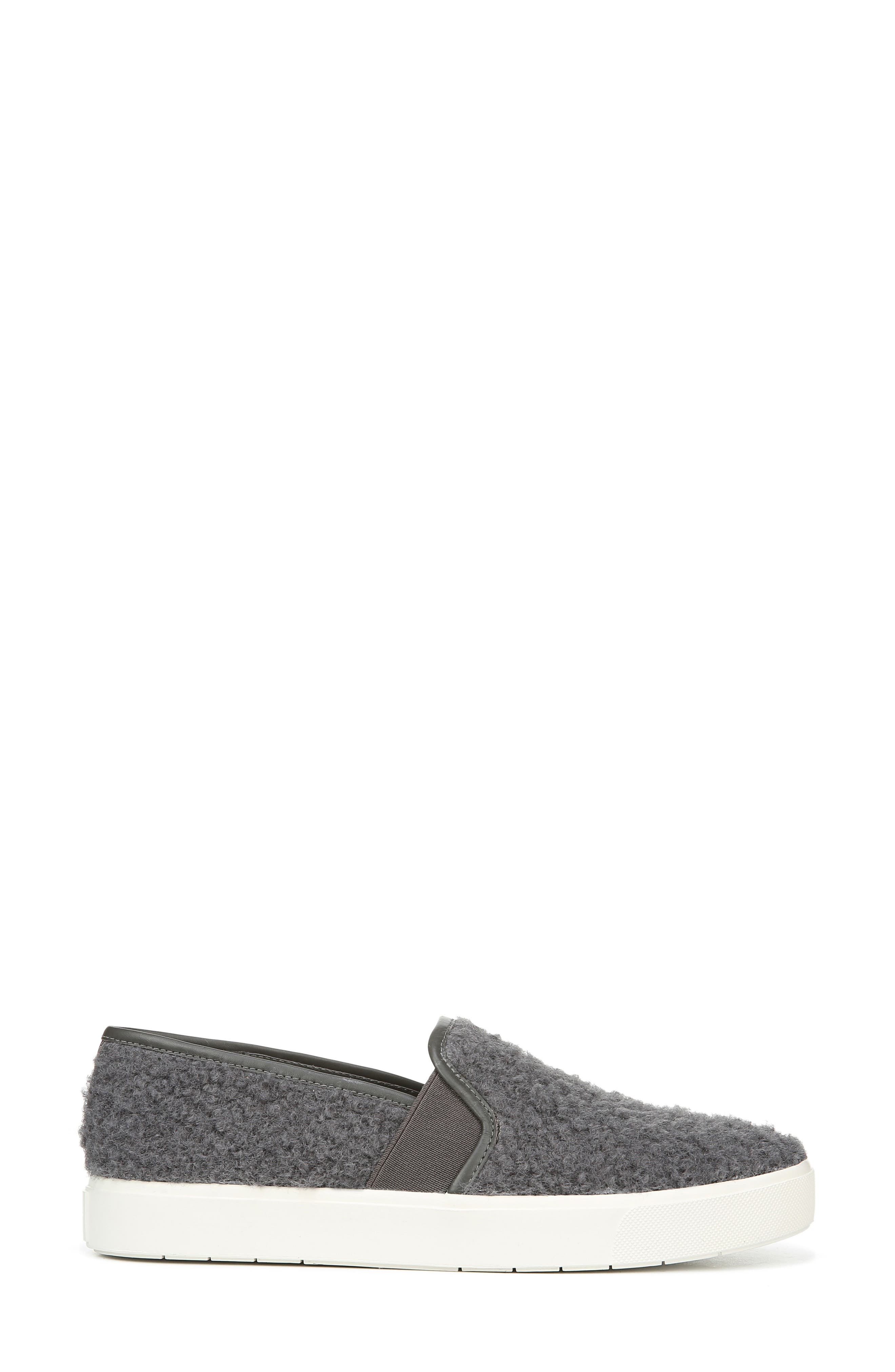 Blair 5 Faux Shearling Slip-On Sneaker, Alternate, color, GREY