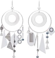 Tory Burch Galaxy Hoop Earrings