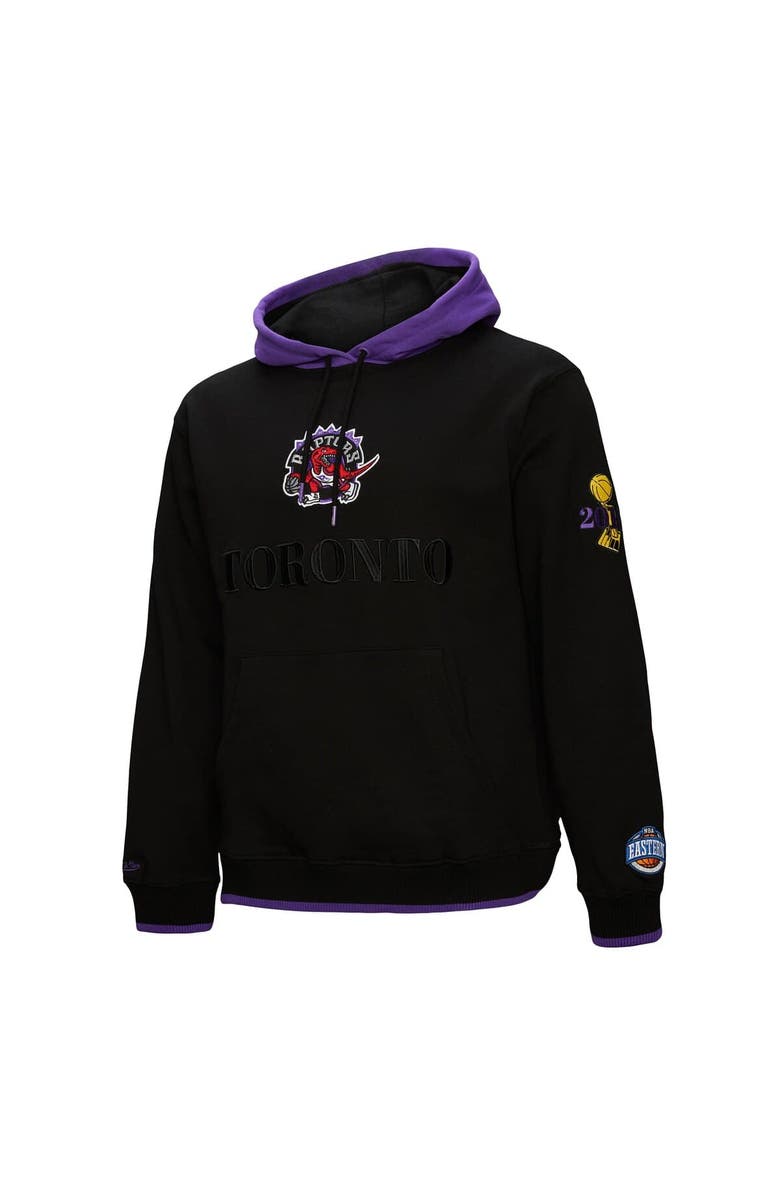 Mitchell & Ness Men's Mitchell & Ness  Black Toronto Raptors Hardwood Classics Team OG 3.0 Pullover Hoodie, Alternate, color, 
