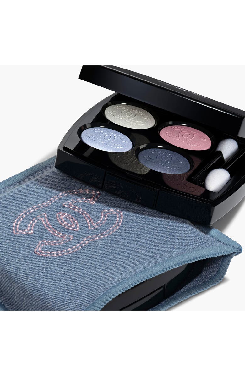 CHANEL LES 4 OMBRES Multi-Effect Quadra Eyeshadow, Alternate, color, Denim Dream