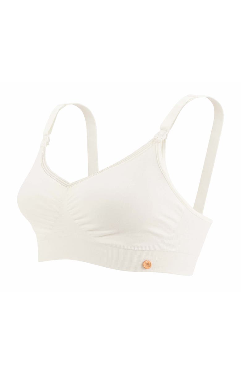 Cache Coeur Organic Maternity and nursing seamless bra, Alternate, color, Natural