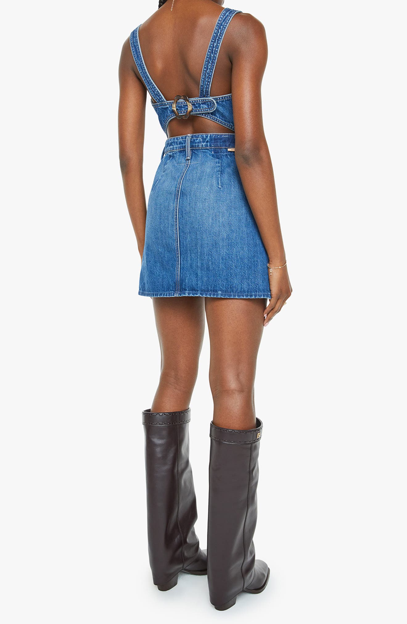 The Over It Denim Minidress - image 2