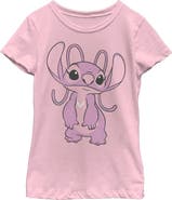 Lilo & Stitch Girl's Lilo & Stitch Angel Large Portrait  Graphic T-Shirt