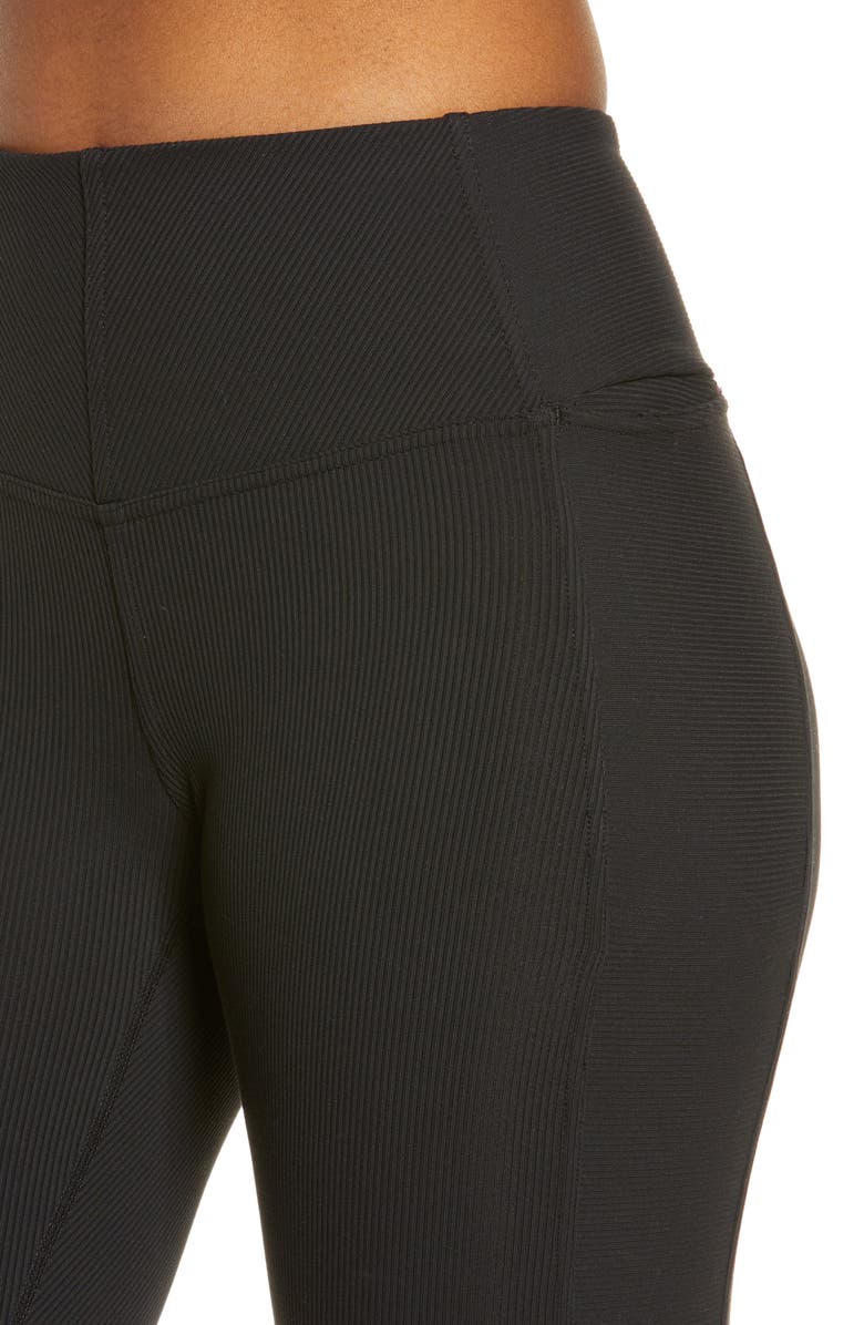 Zella Live In Rib Pocket High Waist Leggings, Alternate, color,