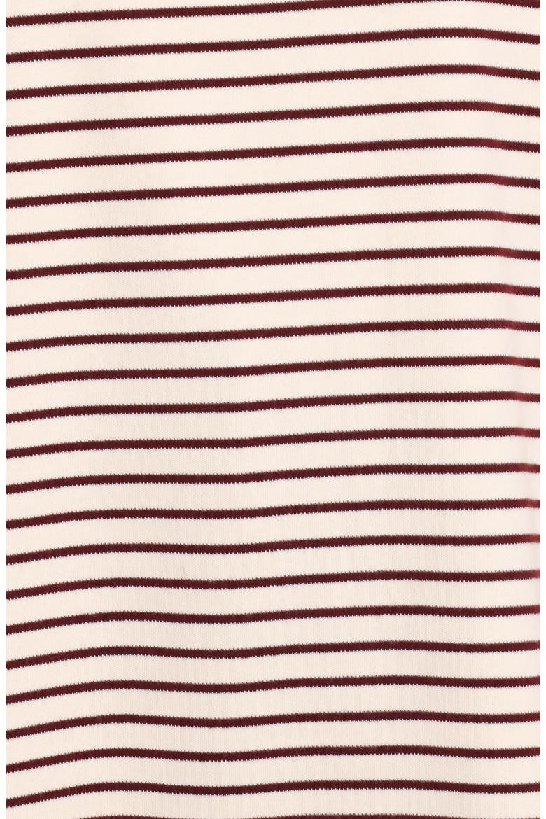 Wilda Oversize T-Shirt, Alternate, color, CREAM TAN STRIPE