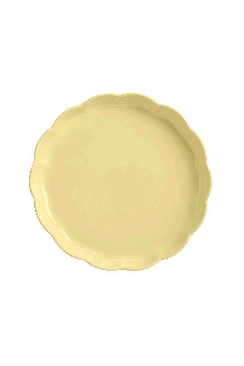 Madeleine Fluted Tart Dish, 12.2-Inch, Alternate, color, Vanilla