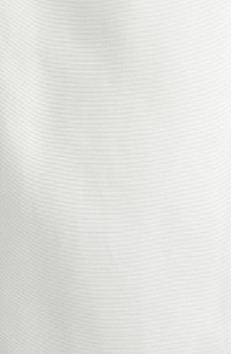 Sacai Cold Shoulder Silk & Cotton Double Face Shift Dress, Alternate, color,