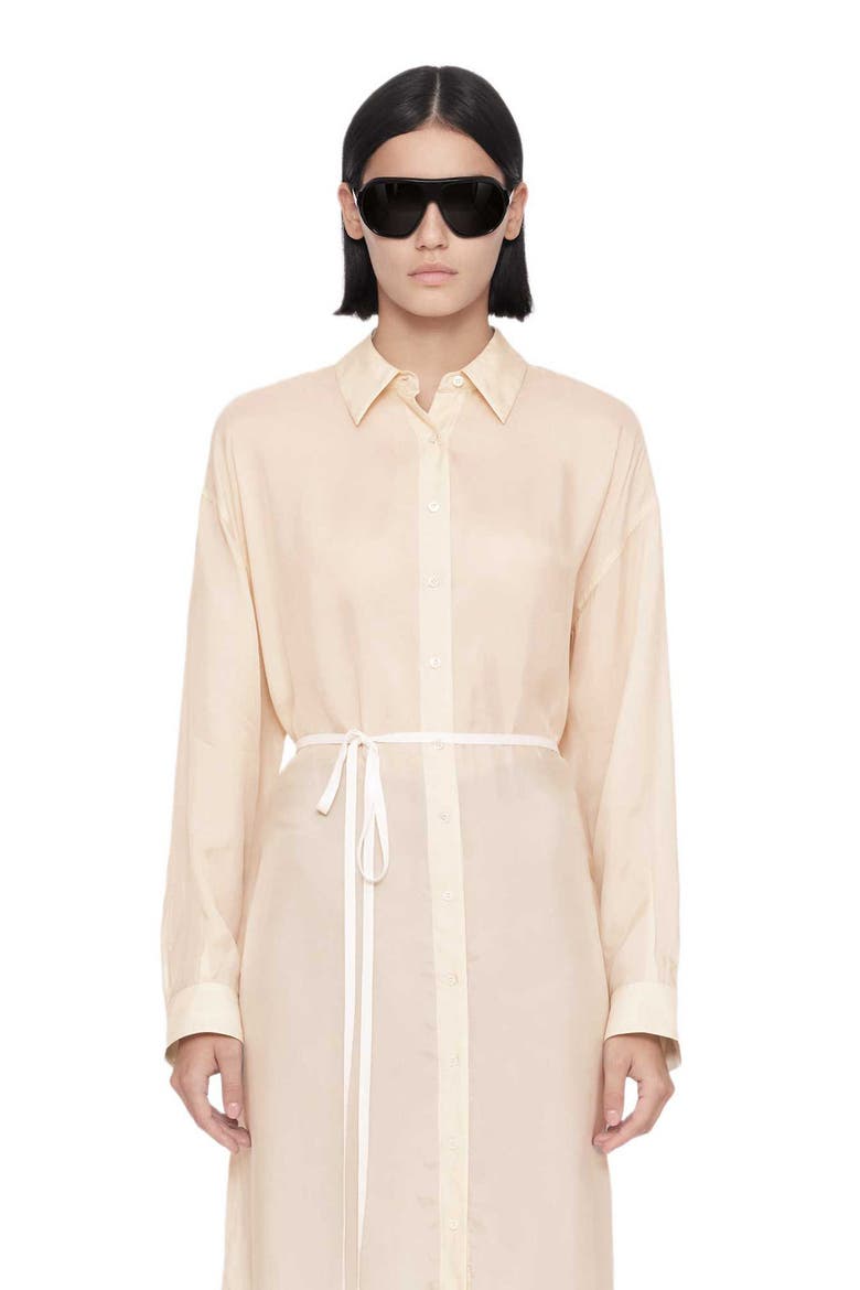 Yurra Shirtdress, Alternate, color, ECRU WHITE