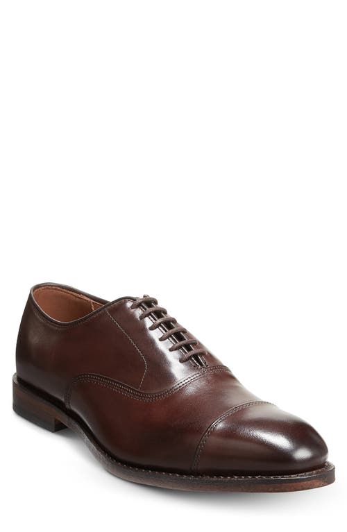 Allen Edmonds Park Avenue Cap Toe Oxford in Mahogany 