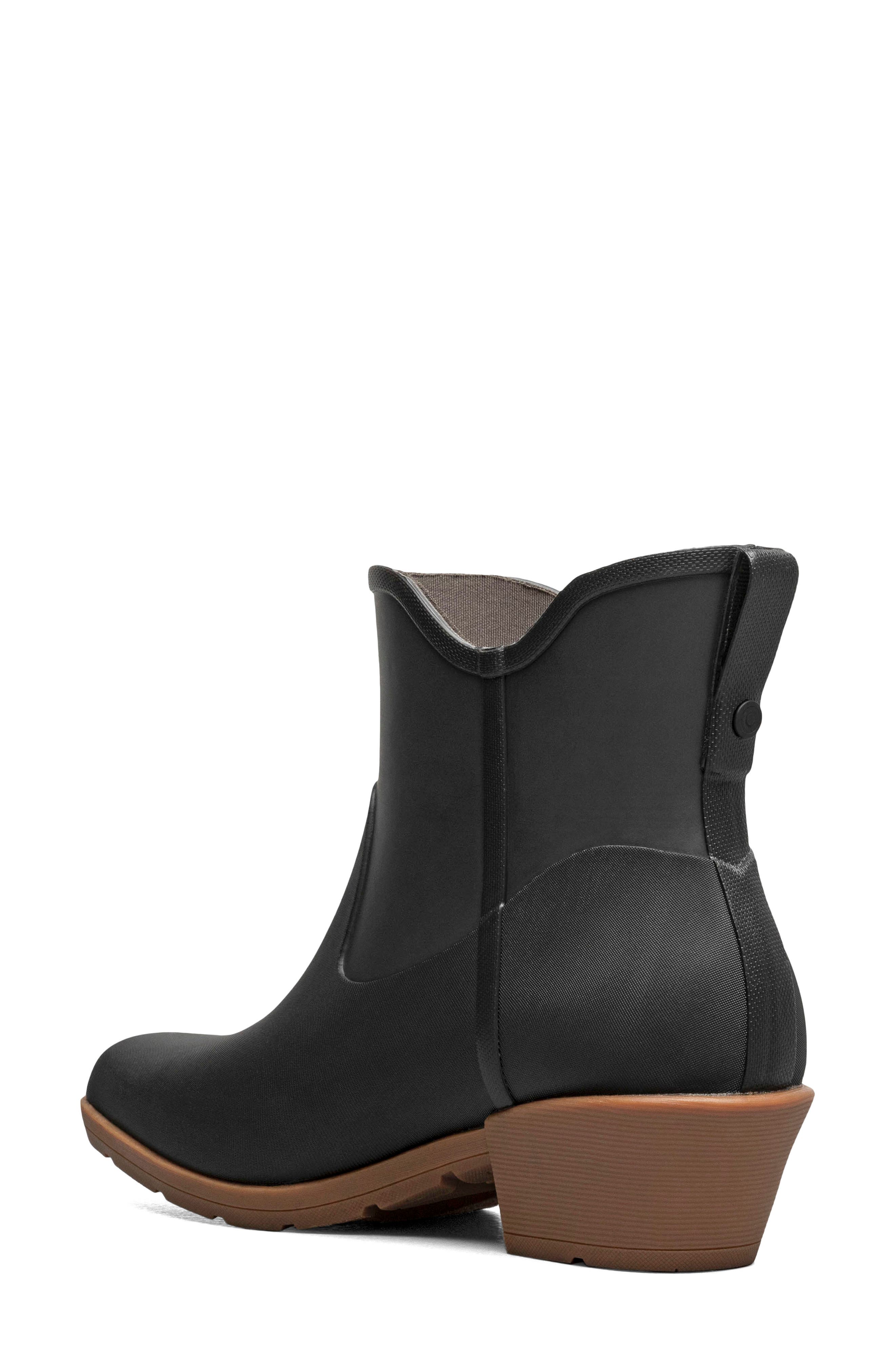 Jolene Waterproof Ankle Rain Boot, Alternate, color, BLK MULTI