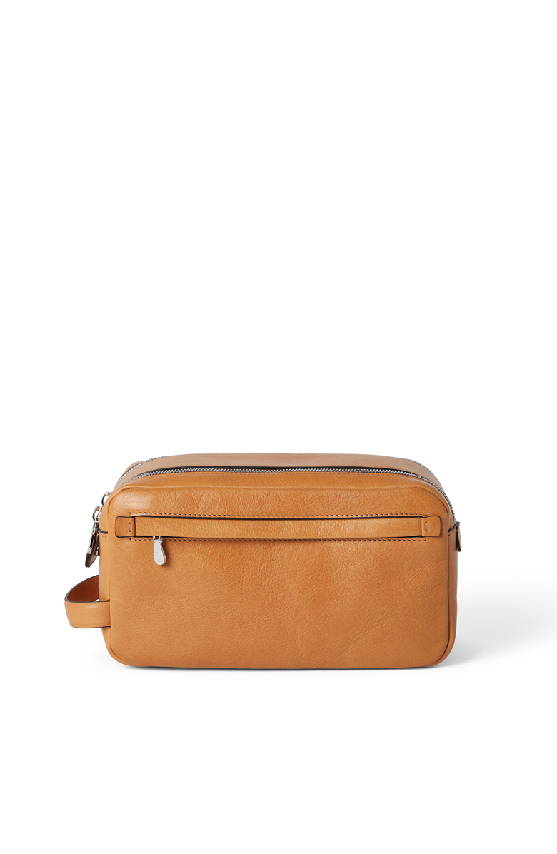 Brunello Cucinelli Alligator mini card case, Main, color, Natural