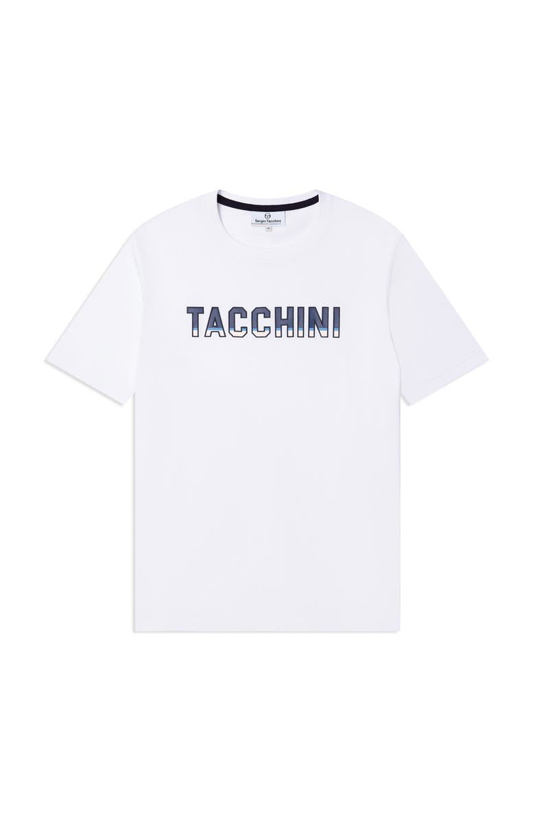 Sergio Tacchini Strisce T-Shirt, Alternate, color, Brilliant White