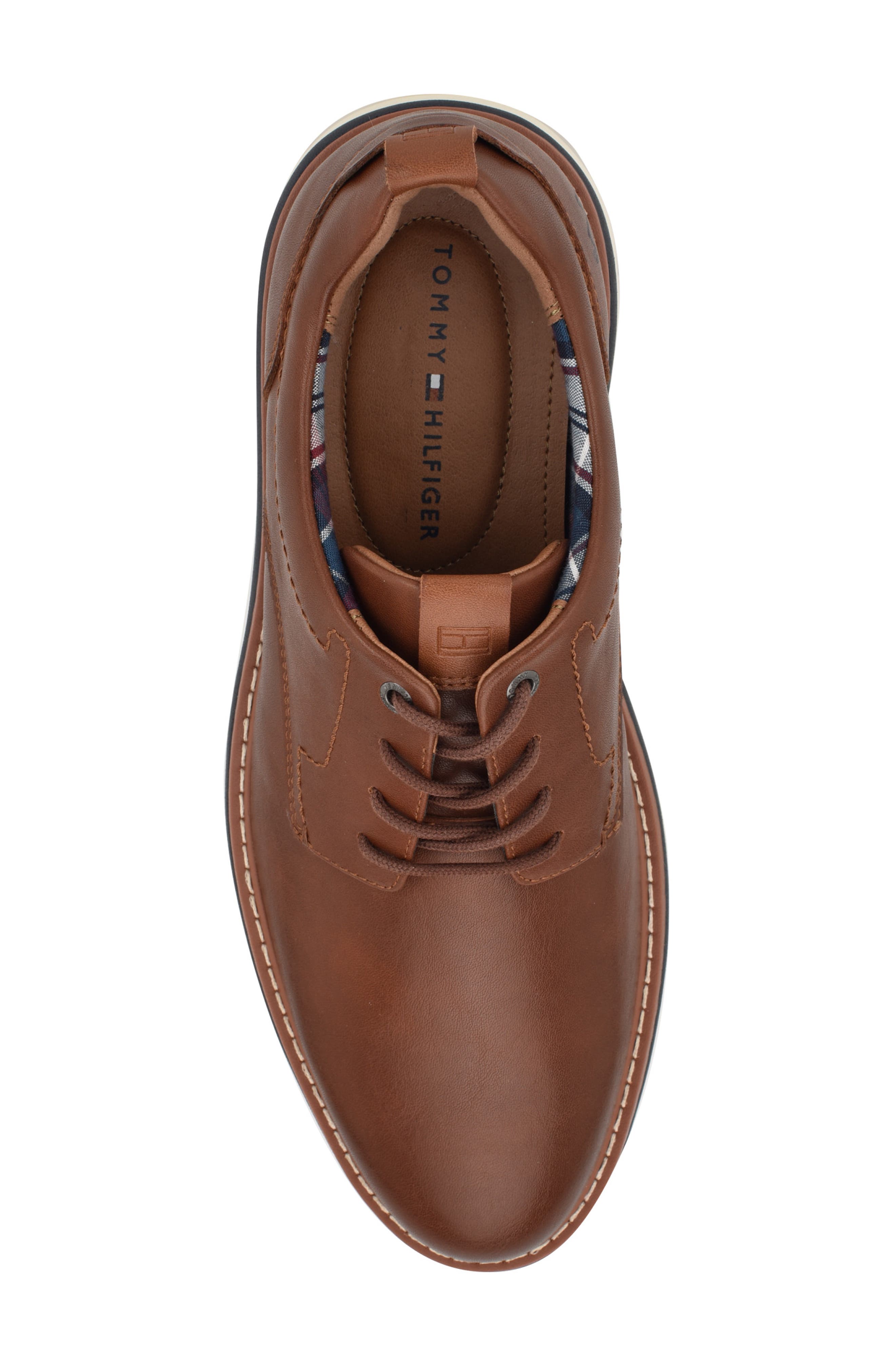 Tommy Hilfiger Virat Derby, Alternate, color, Cognac