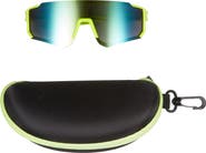 Capelli New York Kids' Shield Sunglasses & Case Set