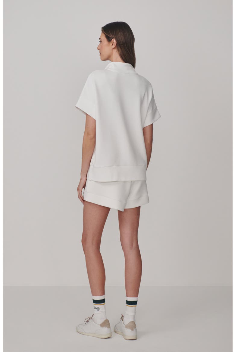 Ritchie Short Sleeve Half Zip, Alternate, color, WHITE