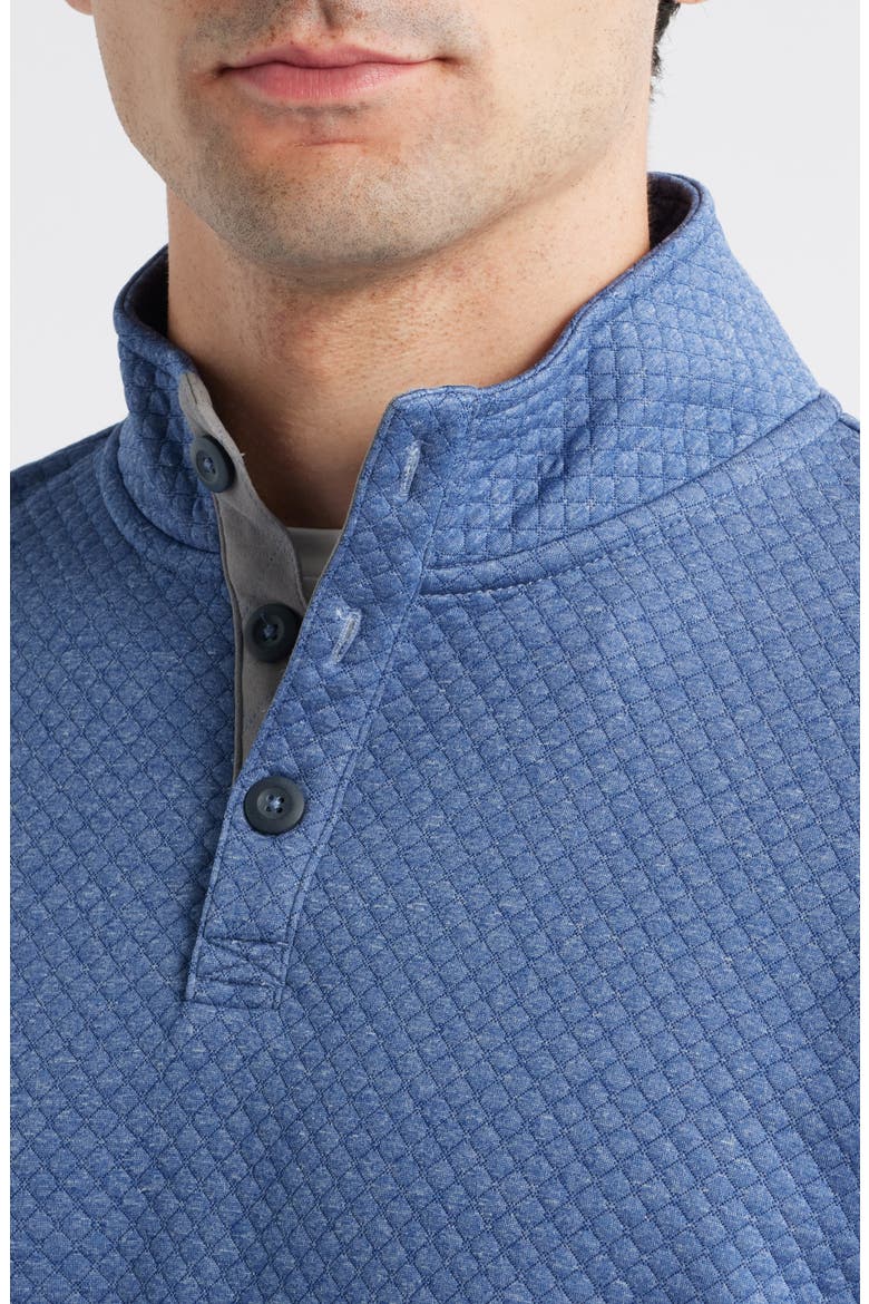 Rockwells Quilted Henley Pullover, Alternate, color, LAGUNA BLUE