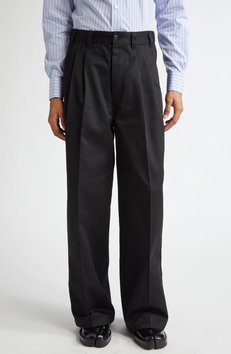 Maison Margiela Tailored Trousers, Main, color, Black