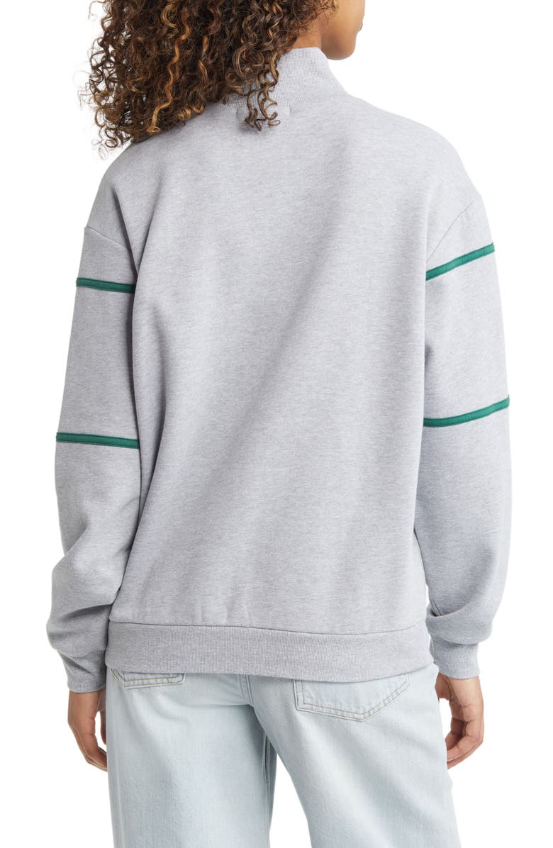 Vinyl Icons Embroidered NY Quarter Zip Pullover, Alternate, color, 