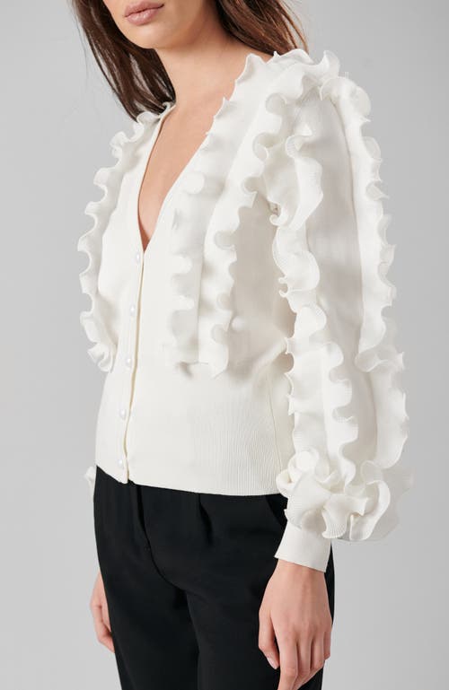 Anne Fontaine Ciline Cardigan In White
