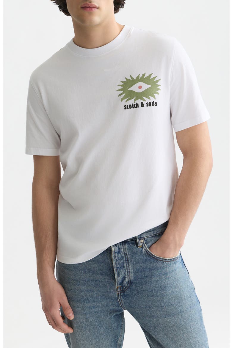 Relaxed Fit Cotton Graphic T-Shirt, Main, color, BRIGHT WHITE