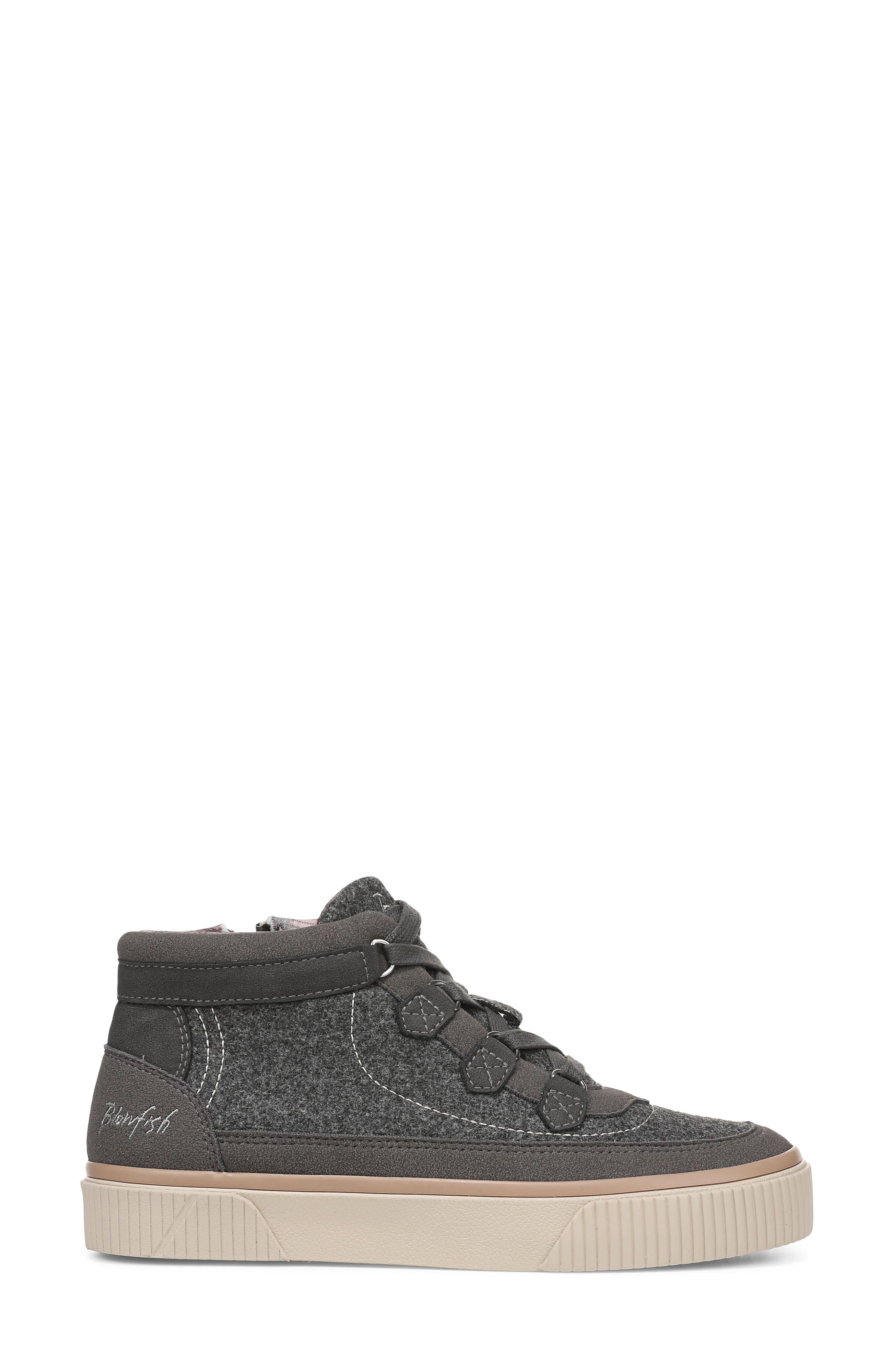 Affton Sneaker Boot, Alternate, color, CHARCOAL GREY FAUX SUEDE