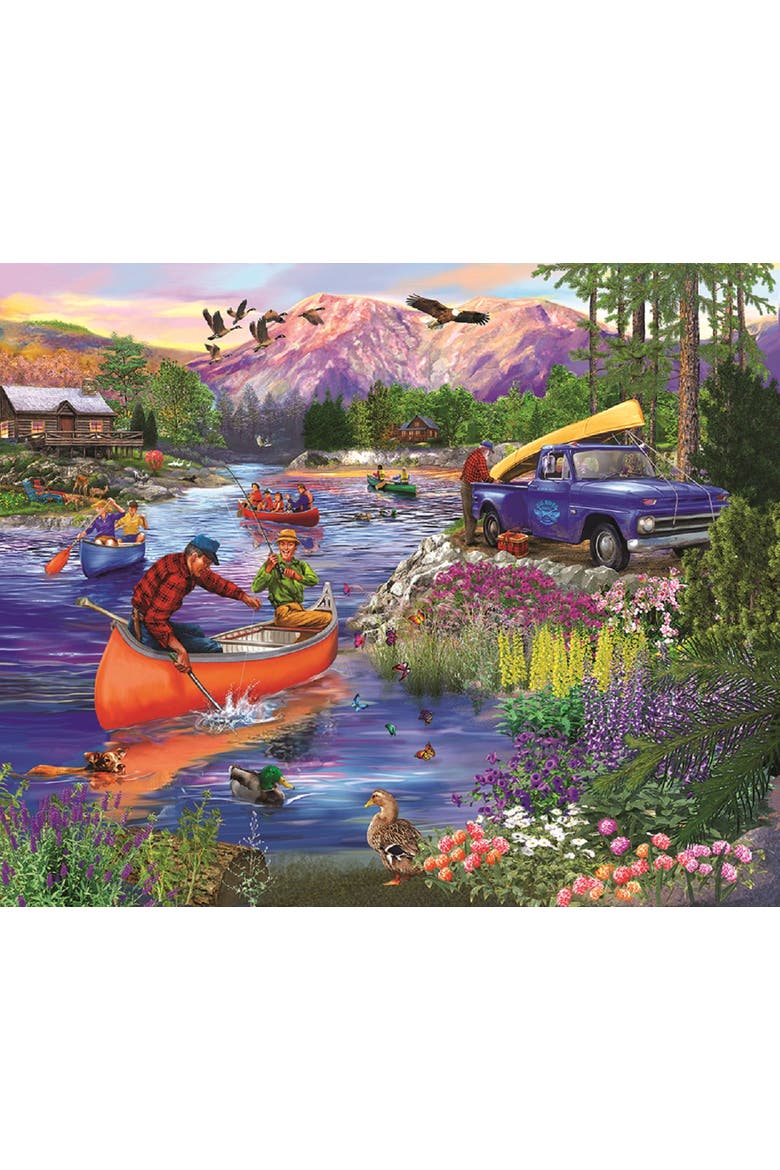 Out on the Lake 1000 piece Jigsaw Puzzle for Adults, Alternate, color, Multicolor