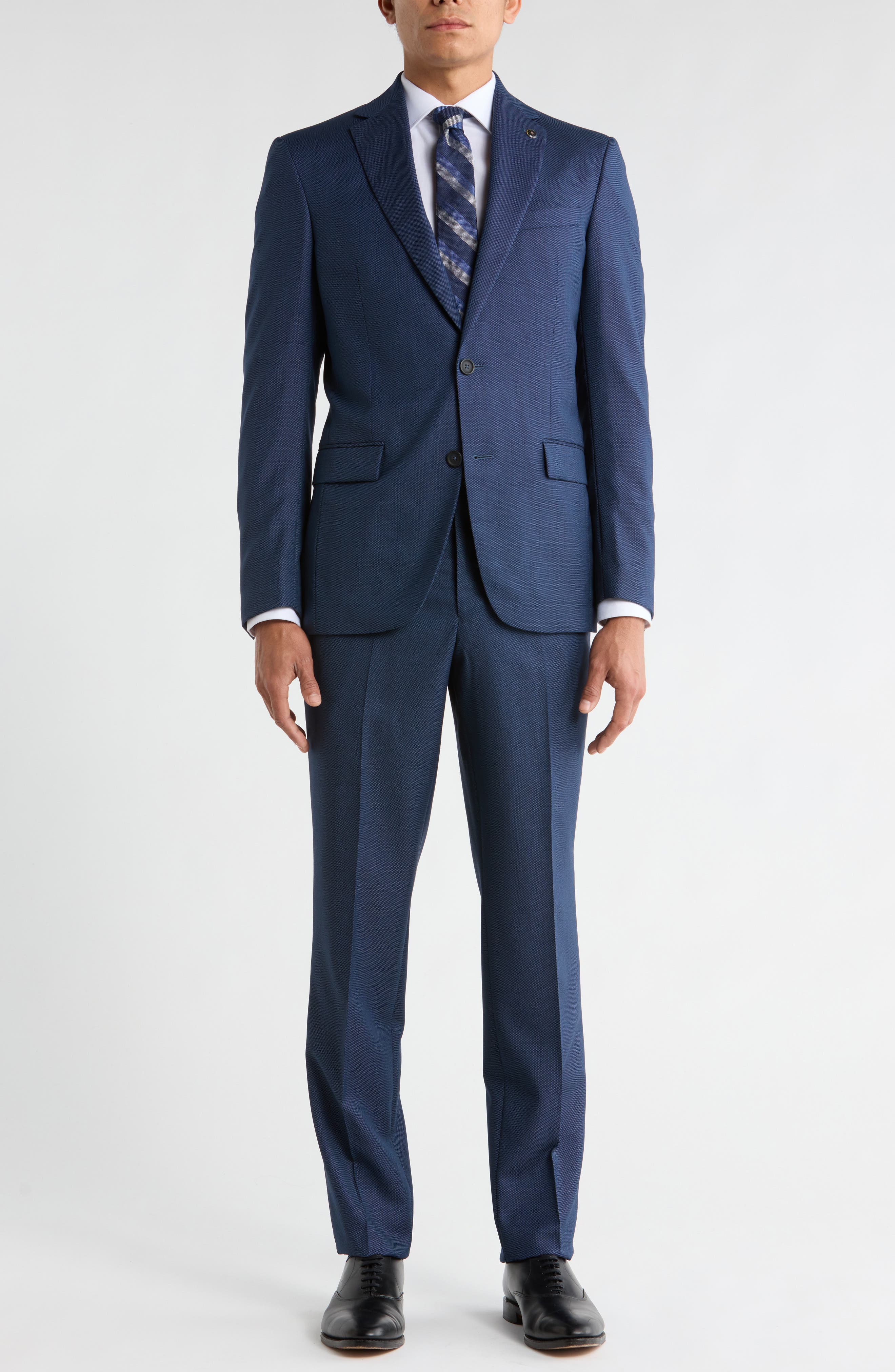 No Ordinary Joe by Ted Baker Jake Blue Wool Suit